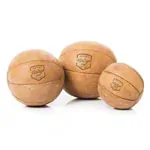 ARTZT Vintage Series Medizinball aus Leder, 4 kg