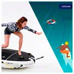 ICAROS Cloud XXL-Balanceboard, aufblasbar, fr Ganzkrpertraining
