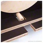 Abbildung zeigt FLOW-MAX VarioBoard Halterung mit Rollen, 61 x 57 cm