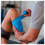 Abbildung zeigt ARTZT thepro Flossband, 5 m x 5 cm, blau