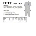 BECO Herren Neoprenanzug, Shorty, Einteiler