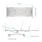 Lojer Krankenhausbett ScanAfia XS 480, Trendelenburg, RAL9010