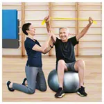 Abbildung zeigt Thera-Band, Aktion: 45,5 m Rolle, leicht, gelb + 5,5 m Rolle, leicht, gelb GRATIS