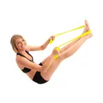 Abbildung zeigt Thera-Band, Aktion: 45,5 m Rolle, leicht, gelb + 5,5 m Rolle, leicht, gelb GRATIS