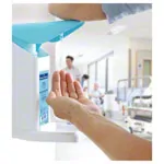 Desinfektionsmittelspender-Set Eurospender Safety plus, + Pumpe + 2x Sterillium classic pure 500 ml