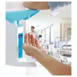 Desinfektionsmittelspender-Set Eurospender Safety plus, + Pumpe + 2x Sterillium 1 l