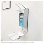 Abbildung zeigt Desinfektionsmittelspender-Set Eurospender 1 mit Armhebel, inkl. 2x Sterillium Classic Pure 1 l