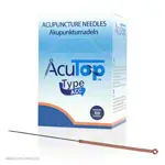 Akupunkturnadeln mit Kupferwendelgriff, 0,22 x 25 mm, 100 Stck