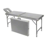 Alu-Kofferliege Robusta ST, inkl. Kopfteil , LxBxH 170/210x56x70-82 cm
