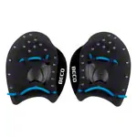 BECO Power Paddles Schwimmtrainer, Gr. L, Paar, schwarz