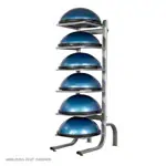 Produktbild: BOSU Lagerregal f�r 6 Balancetrainer, LxBxH 55x93x185 cm