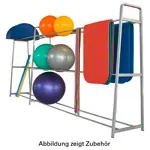 Ballregal Exklusiv-Set Basis + Erweiterungsmodul, 405x62x180 cm, 2-tlg.