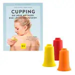 Abbildung zeigt BellaBambi� mini trio Faszien Cup-Set, inkl. Buch Cupping - die neue Methode zum L�sen der Faszien, 4-tlg., Warmfarben