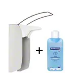 Desinfektionsmittelspender-Set Eurospender 1 mit Armhebel, inkl. 2x Sterillium Pure 500ml