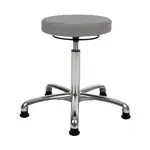 Abbildung zeigt Drehhocker Exklusiv mit Komfort-Polster und Gleitern