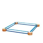 Erzi Slackspot Square, LxBxH 135,5x135,5x11 cm