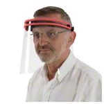Faceshield mit Gummibund, weiche Stirnauflage