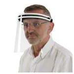 Faceshield mit Gummibund, weiche Stirnauflage