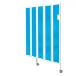 Faltwand flexibel, 5-flgelig, HxB 165x150 cm
