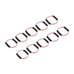 Fitness Ring, stark, rot, 10er Set
