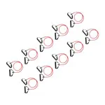 Fitness Tube, stark, rot, 10er Set