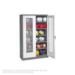Produktbild: Geräteschrank Typ III mit Lochblech-Flügeltüren, H x B x T 195 x 120 x 50 cm