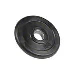 Abbildung zeigt Get-Fit-Pump Hantelscheibe mit Gummiberzug, Bohrung  3 cm, 1 kg, Stck
