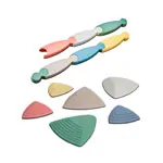 Abbildung zeigt Gonge Balance-Set, Fluss-Steine + Balance-Weg Nordic, 13-tlg.