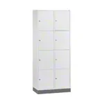 Großraum-Schließfachschrank mit 8 Fächern, HxBxT 195x82x49 cm