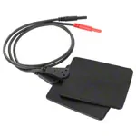 Produktbild: Gummi-Elektroden f�r Elektrotherapieger�te, LxB 6x8 cm, 2 St�ck