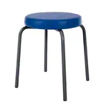 Abbildung zeigt Gymnastikhocker Standard mit Komfort-Polster, � 36 cm, Gestellfarbe anthrazit