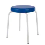 Abbildung zeigt Gymnastikhocker Standard mit Komfort-Polster, � 36 cm, Gestellfarbe wei�