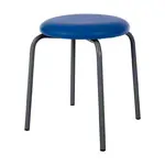 Abbildung zeigt Gymnastikhocker Standard mit Polster, � 36 cm, Gestellfarbe anthrazit
