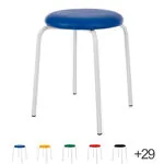Gymnastikhocker Standard mit Polster, � 36 cm, Gestellfarbe wei�