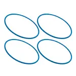 Gymnastikreifen aus Kunststoff, 4er-Set,  60 cm