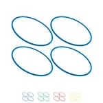 Produktbild: Gymnastikreifen aus Kunststoff, 4er-Set, ø 80 cm