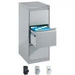 Produktbild: Hängeregistraturschrank mit 3 Schubladen, LxBxH 104x43,3x59 cm, einbahnig