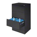 Hngeregistraturschrank mit 4 Schubladen, LxBxH 135,7x78,7x59 cm, zweibahnig