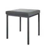 Abbildung zeigt Hocker mit Polster, L x B 40 x 40 cm, Gestellfarbe anthrazit