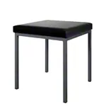 Abbildung zeigt Hocker mit Polster, L x B 40 x 40 cm, Gestellfarbe anthrazit