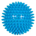 Igel-Ball,  10 cm, neon-blau, soft