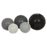Igel-Ball hart, 5er Set: je 1x  6 cm,  7 cm,  8 cm,  9 cm,  10 cm