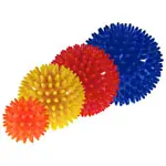 Igel-Ball mittel, 4er Set: je 1x  6 cm,  8 cm,  9 cm,  10 cm