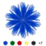 Jongliertuch, LxB 140x140 cm, 10 T�cher