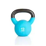 Kettlebell, 10 kg, hellblau