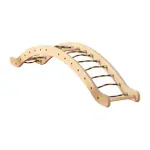 Kletterwippe mit bunten Seilsprossen, LxBxH 210x35x36 cm