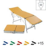 Produktbild: Koffermassagebank Egema inkl. Kopfteil, LxBxH 188x55x73-82 cm
