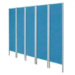 Leichtparavent 5-flgelig, HxB 165 x 259 cm