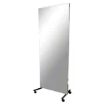Leichtspiegel, B x H 75 x 200 cm, fahrbar und schwenkbar