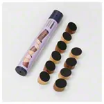 Abbildung zeigt Loggos Holz-Baustein-Set L aus Buchenholz und Nussbaum